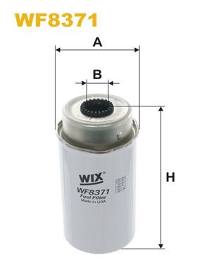 WIX FILTERS kuro filtras WF8371